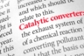 Definition of the word Catalytic converter in a dictionary