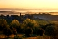 landscape surrounding San Gimignano, Tuscany, Italy