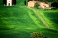Chapel in Tuscany - Scenic view of typical Tuscany landscape