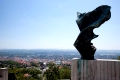 Blick vom Freiheitsdenkmal auf die Stadt Pécs